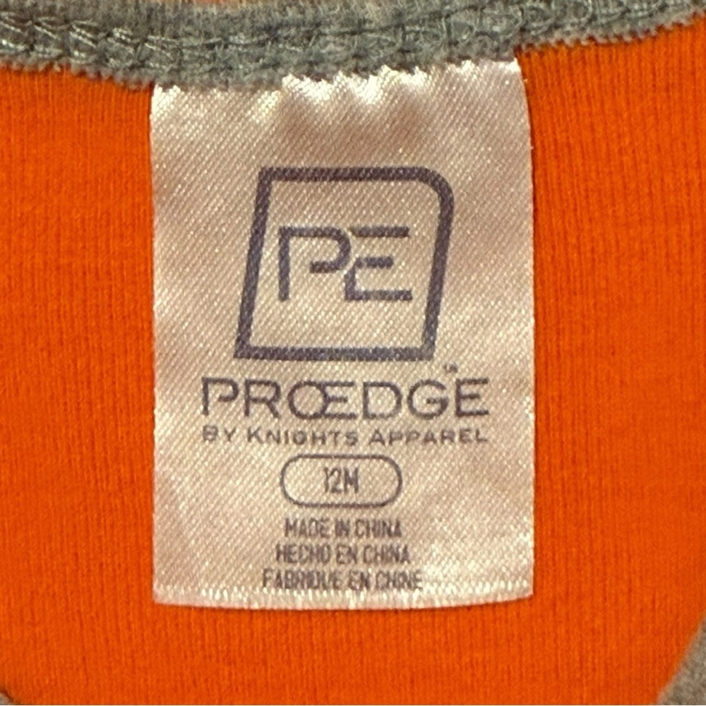 Florida Gators Baby Bodysuit 12M Orange Gray Trim NCAA Onesie by ProEdge - Picture 3 of 5